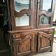 Large two-part oak buffet from the Regency period