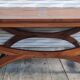 Table basse esprit colonial, Pier Import, années 80