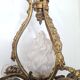 LOUIS XV style chandelier in gilded and patinated bronze with draped women