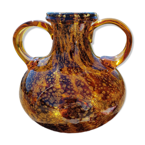 Vase en verre bullé - karl
