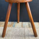 Tabouret de ferme tripode en bois