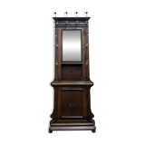 Coat rack - Napoleon III wardrobe in wood and brass