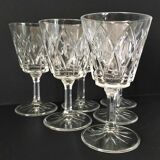 Set of 6 vintage wine glasses