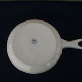 Poêlon caquelon Villeroy and Boch pattern flowers 70s pop age vintage diam 18 cm little served