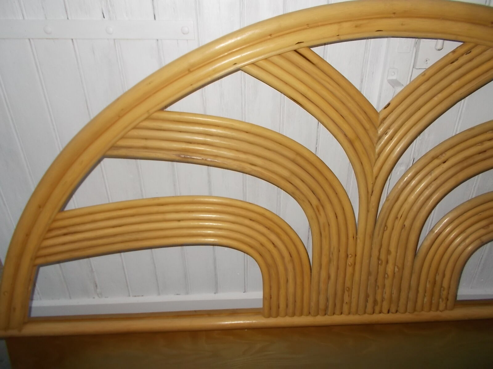 Rattan headboard