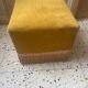 Velvet pouffe