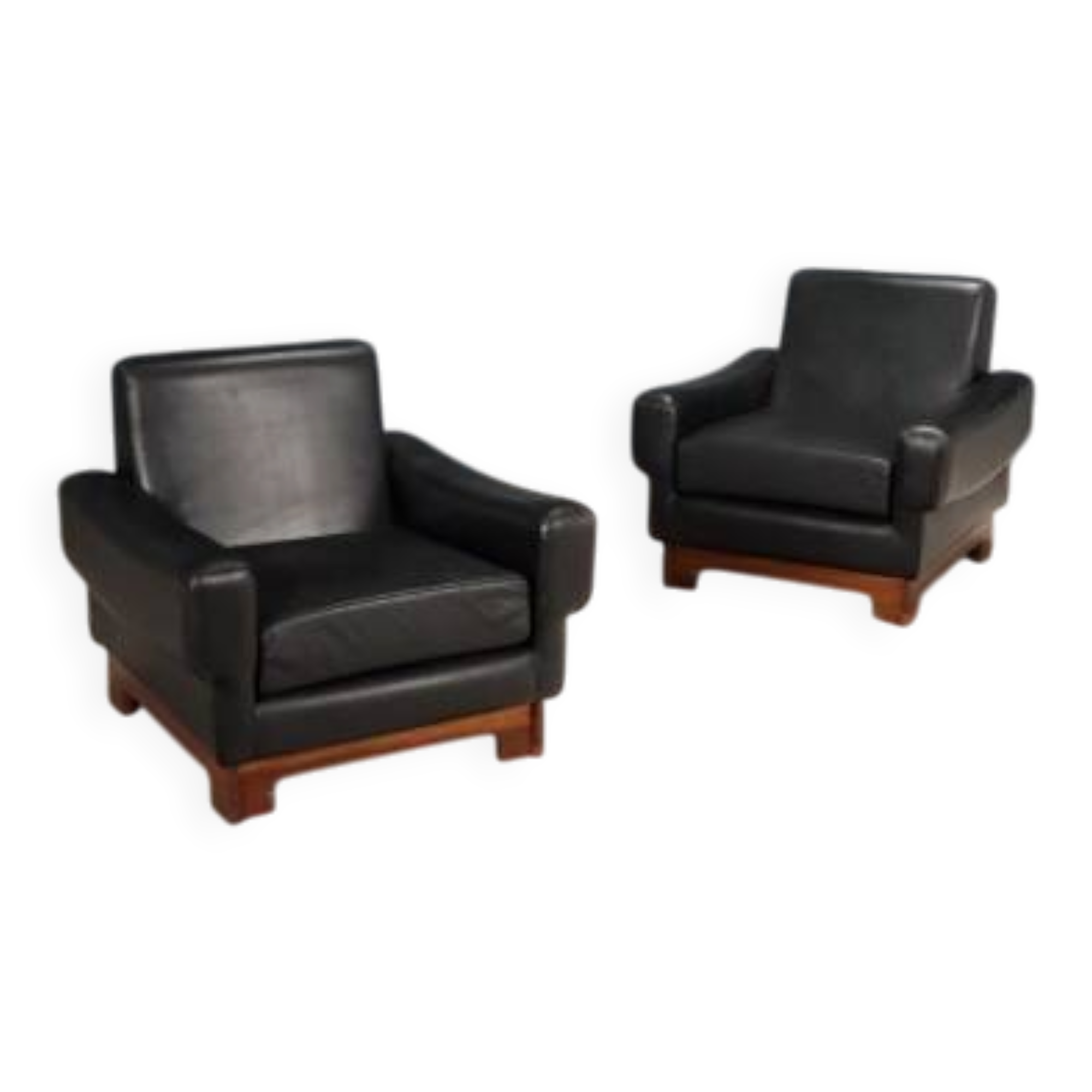 Paire de fauteuils des années 1960-70.