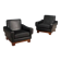 Paire de fauteuils des années 1960-70.