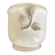 Cache-pot en faïence blanche, 1970