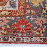 4x7 Rug For Bedroom Red Oriental Antique Vintage Rug, 122x214Cm
