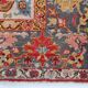 Tapis 4x7 pour Chambre à Coucher Tapis Vintage Antique Oriental Rouge, 122x214Cm