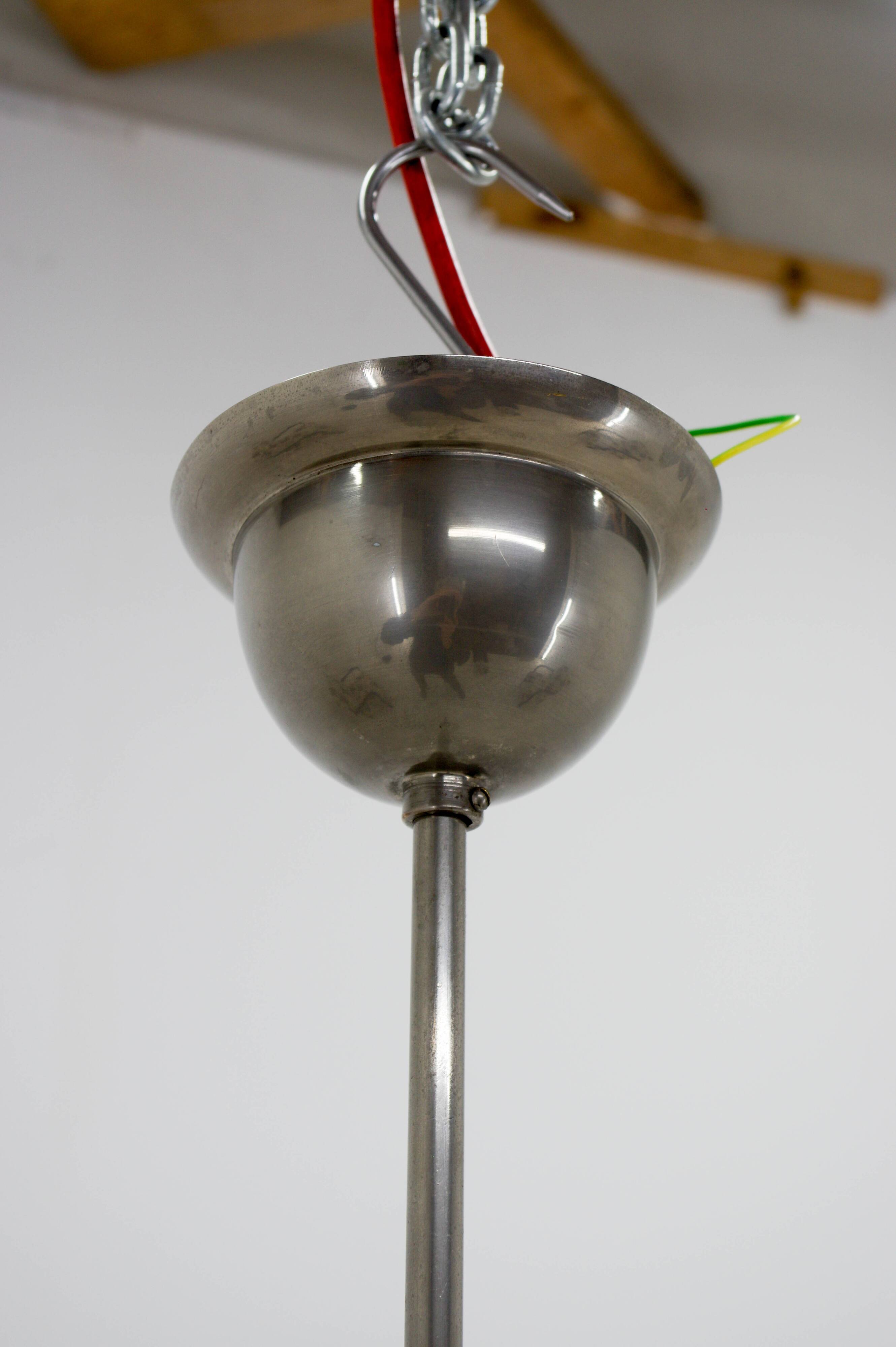 Bauhaus / Functionalist Pendant, 1930s, Restored