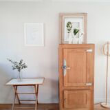 Folding wooden table