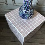Cube tile / pink mosaic