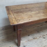 Solid walnut kneading table old XIX°