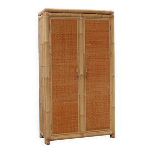 Armoire en bambou et - rotin