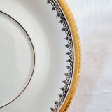 Lujoso Play para Café o Tee para respaldo en Porcelana Tharaud Limoges Modelo Austerlich