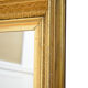 Miroir mural en bois doré français - 86x105cm