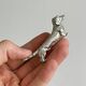 Set of 8 dachshund-shaped knife rests