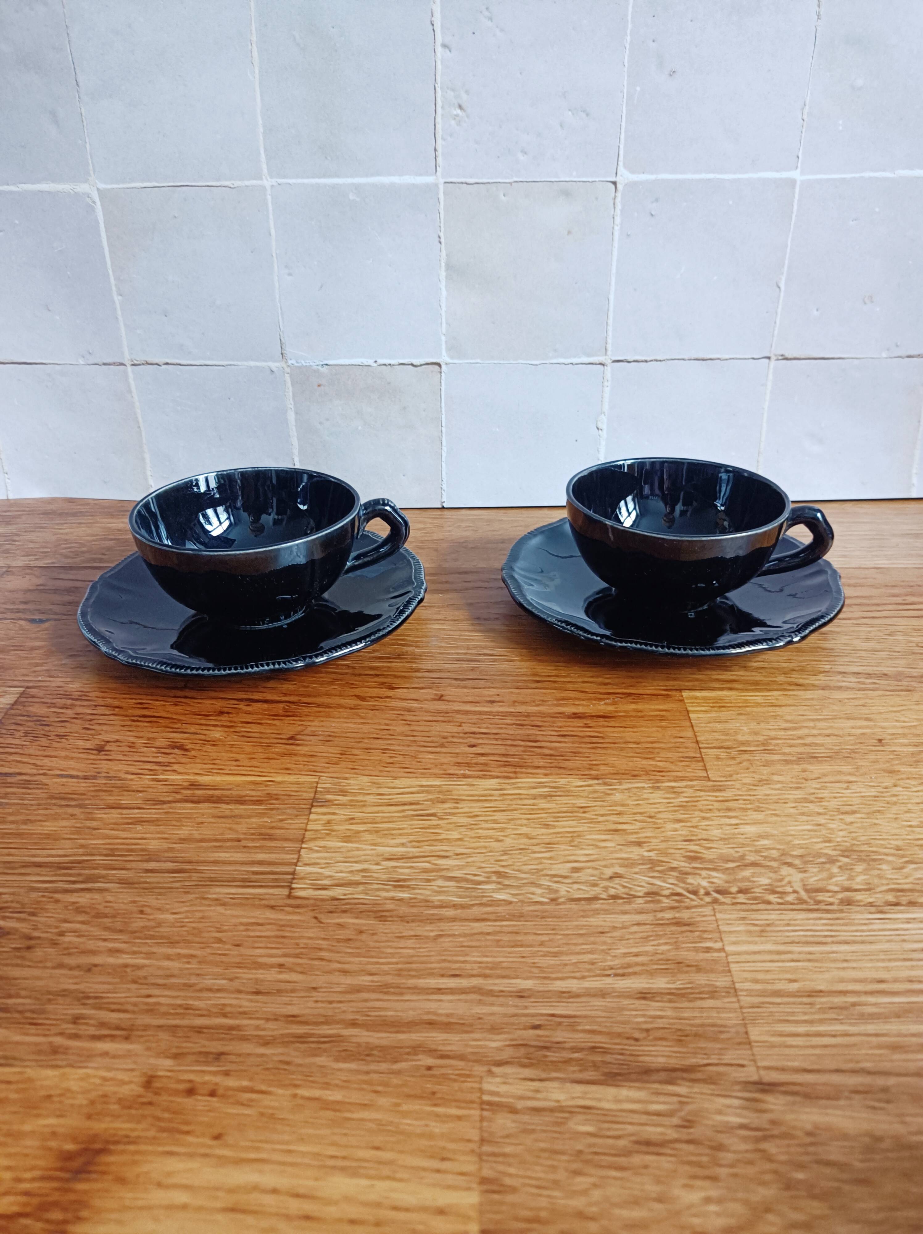Lot de 8 tasses à café Longchamp multicolore