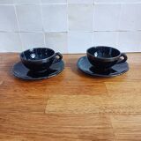Set of 8 Longchamp multi-colored coffee cups