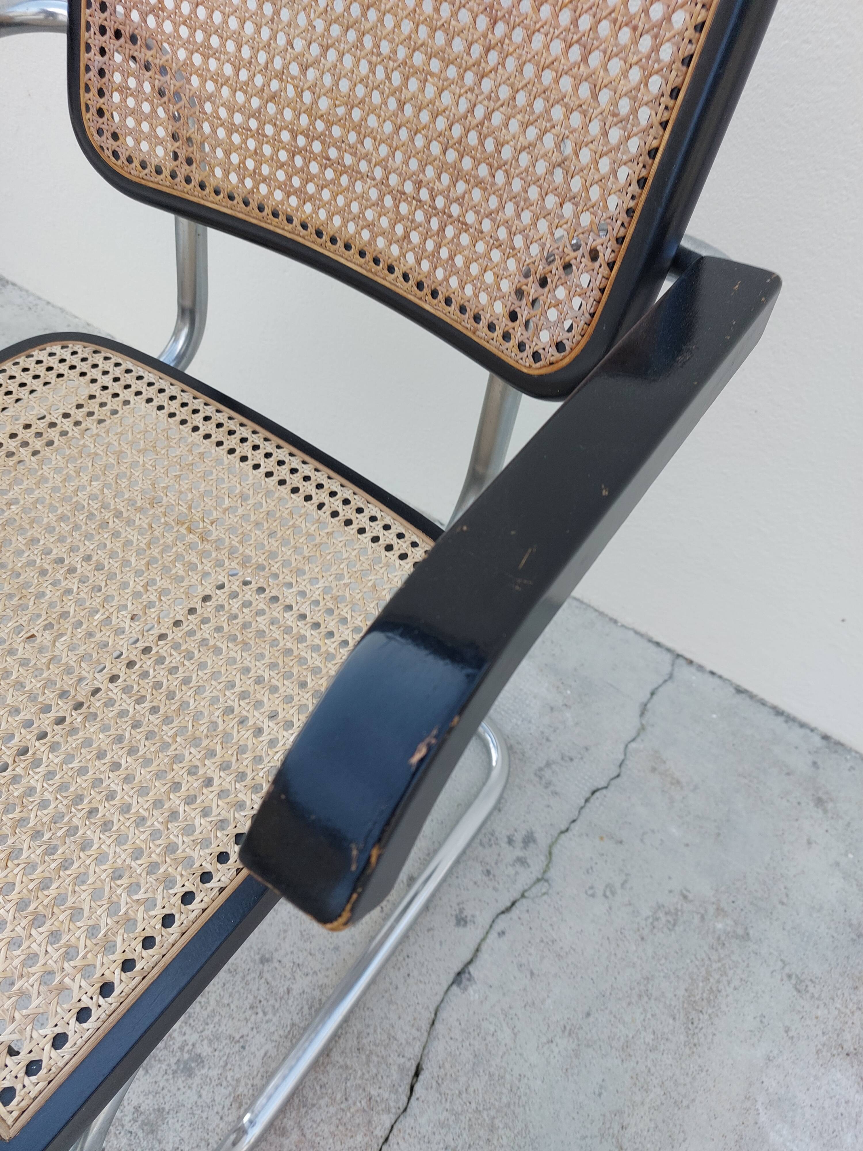 Pair of armchairs Marcel Breuer b64 cesca Italy