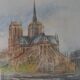 Paris watercolor print "Bernadette Voz"