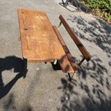 old school desk / 2-seater children's desk / vintage