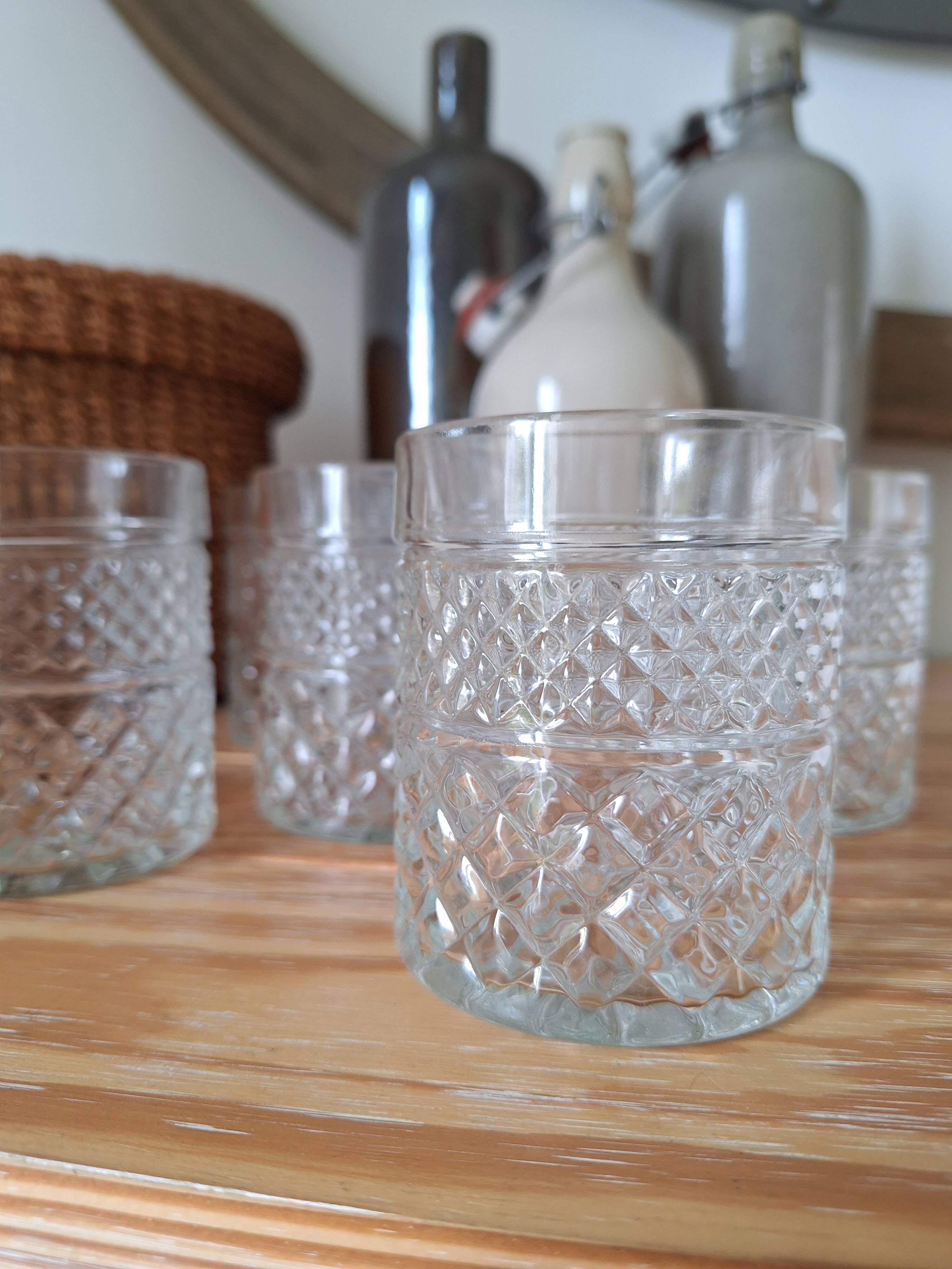 Vintage whiskey glasses