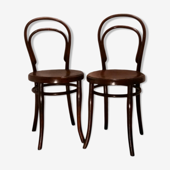 Pair of Thonet bistro chairs