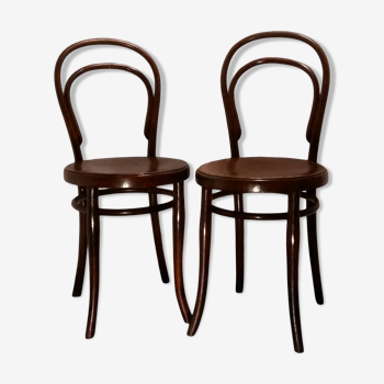 Paire de chaises bistrot Thonet