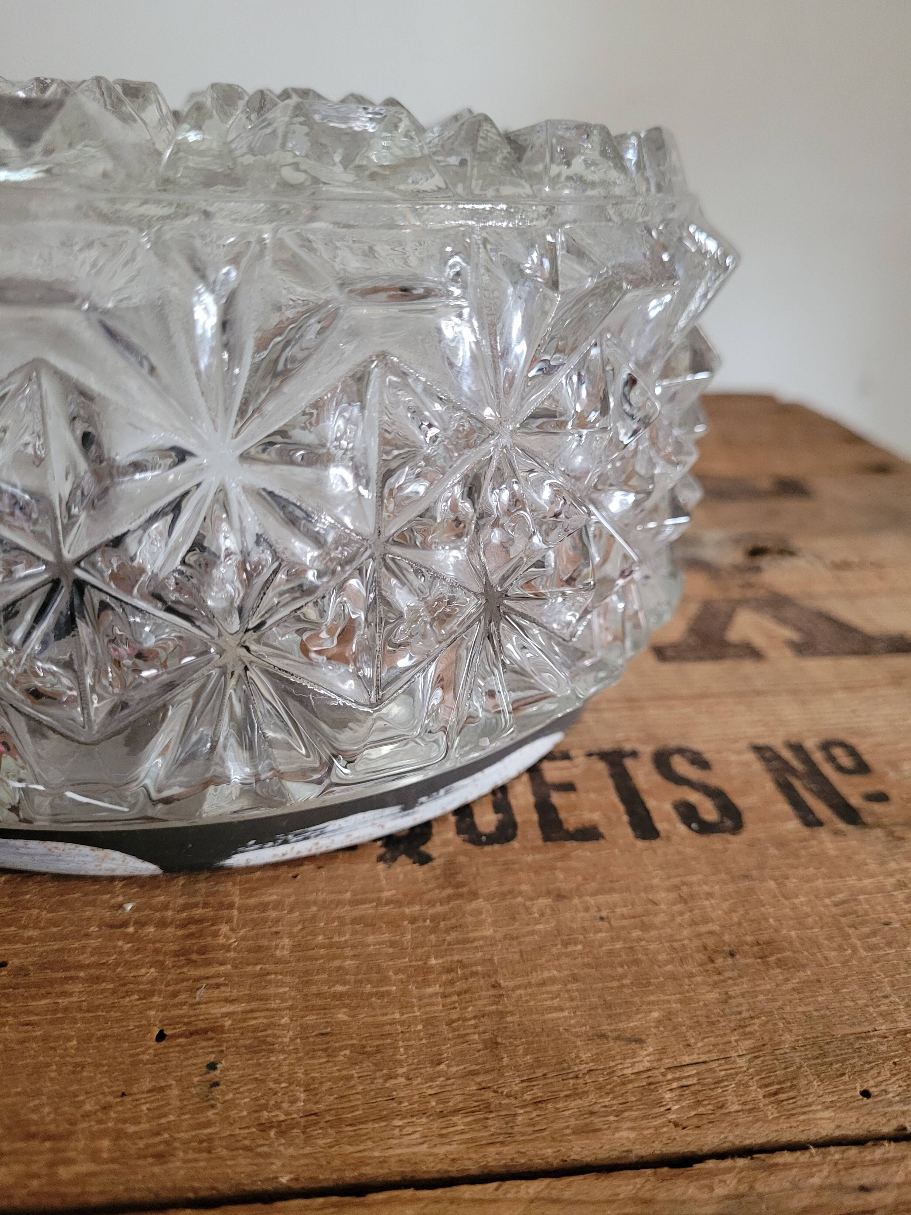 Erco molded glass ceiling light