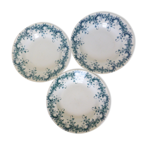 3 assiettes creuses de St amand