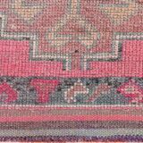 3x10 Pink Vintage Runner Rug, 99x324Cm