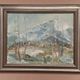 Original Swedish Oil Painting - "Nature Scene" by Maja Sjöberg - Signed - Vintage and Framed - 35.5 × 43.5 cm (14" × 17.1")