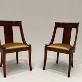 Pair of Empire style chairs