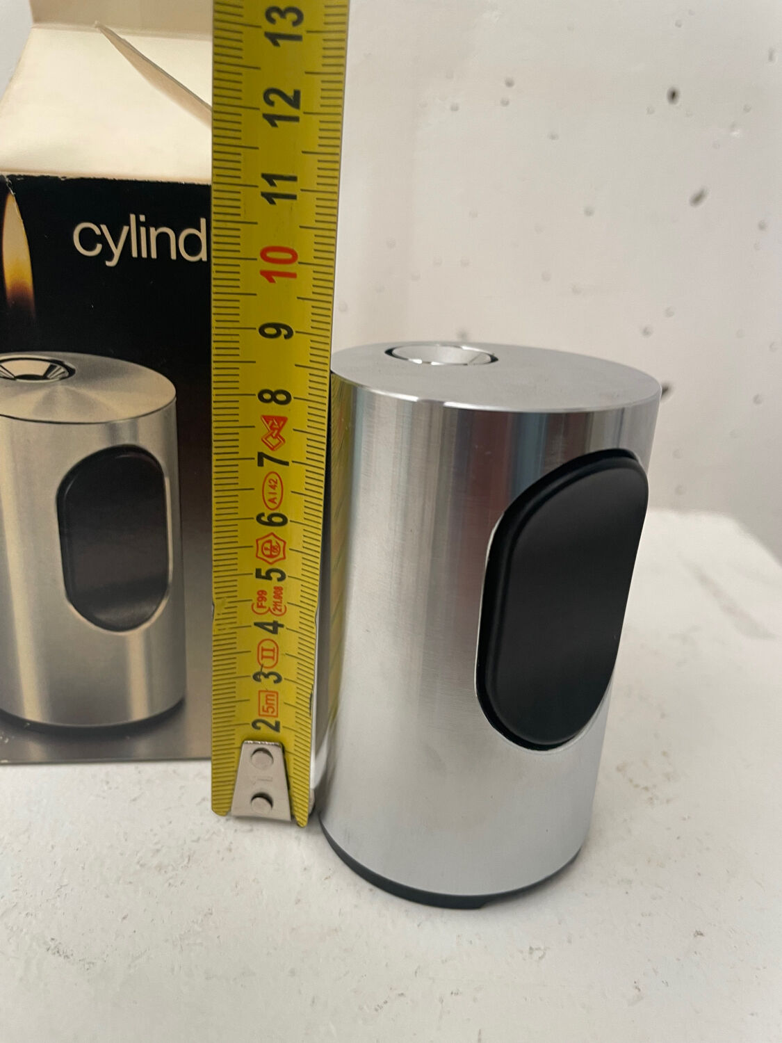 Braun cylindrical table lighter , Dieter Rams