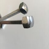 Pair of chrome coatrack 60