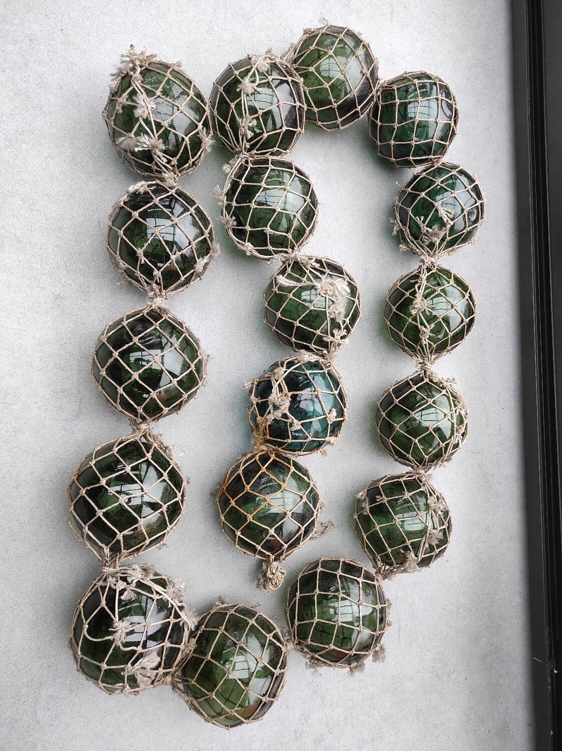 Fishermen's glass floats
