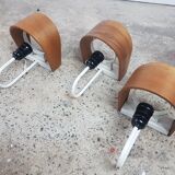Suite of 3 Louis Kalff model Nx 40 wall lamps