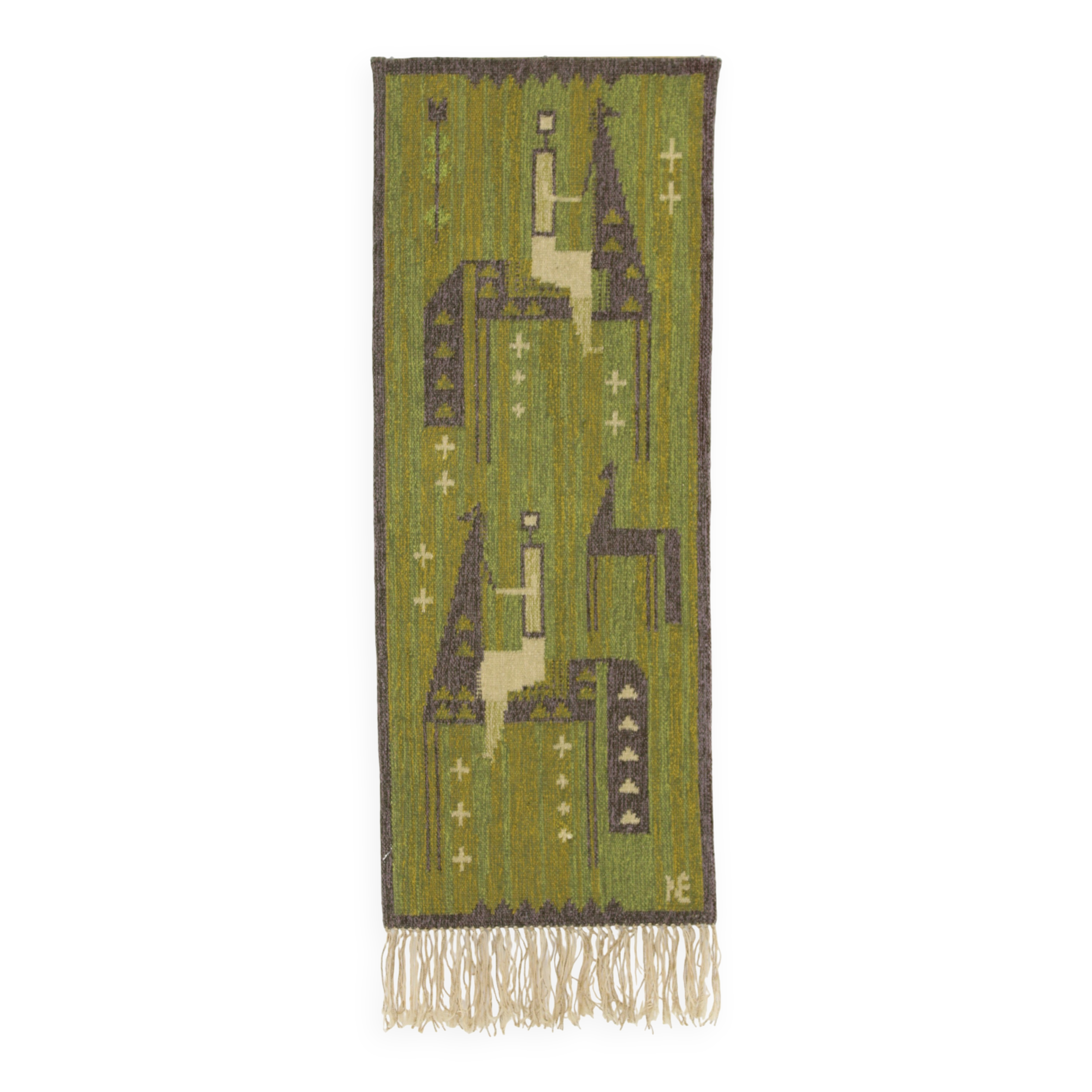 1970s Wool Tapestry , Denmark