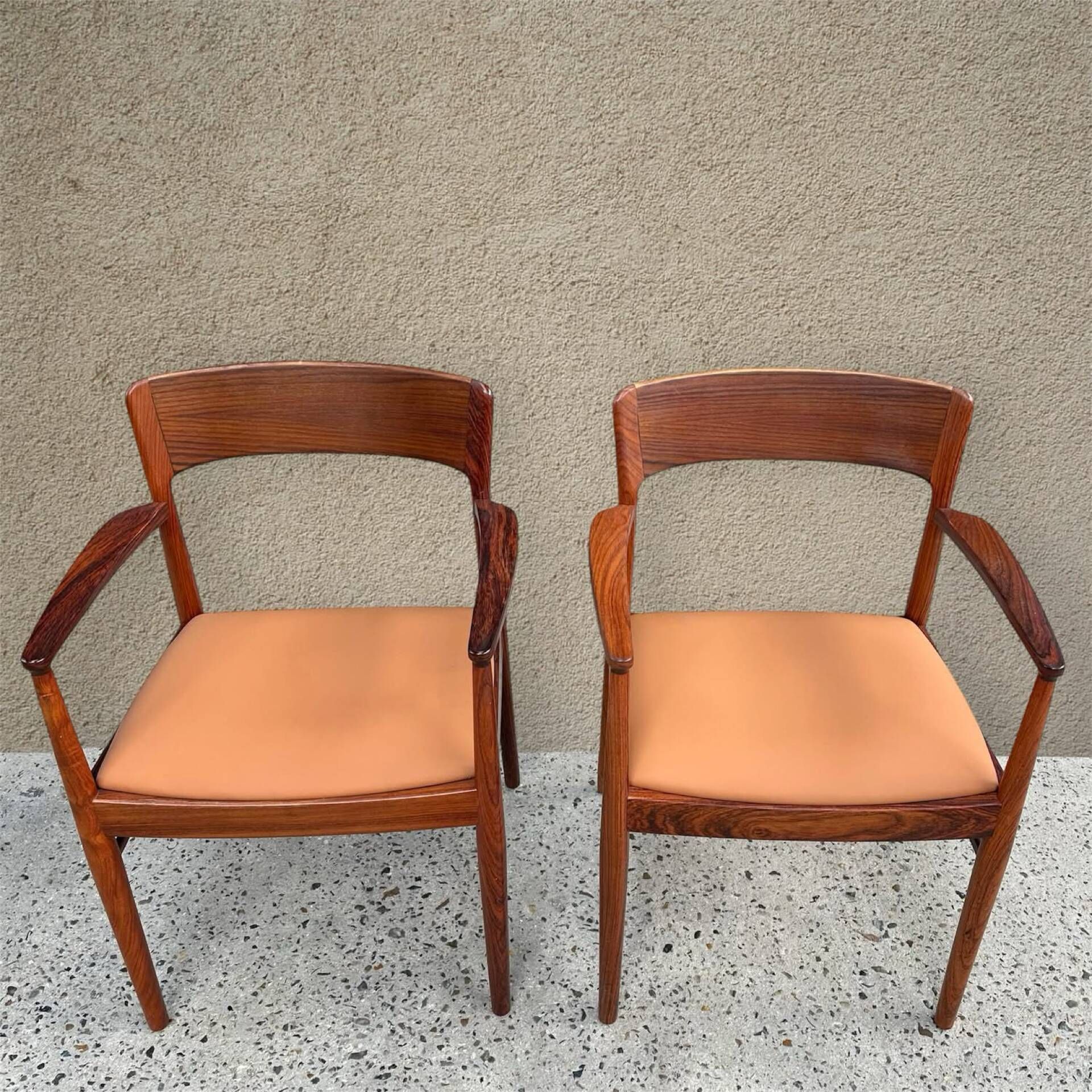 Pair of armchairs by Henning Kjaernulf, 1960