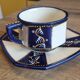 Ceramic tea cup HB Henriot Quimper Brittany