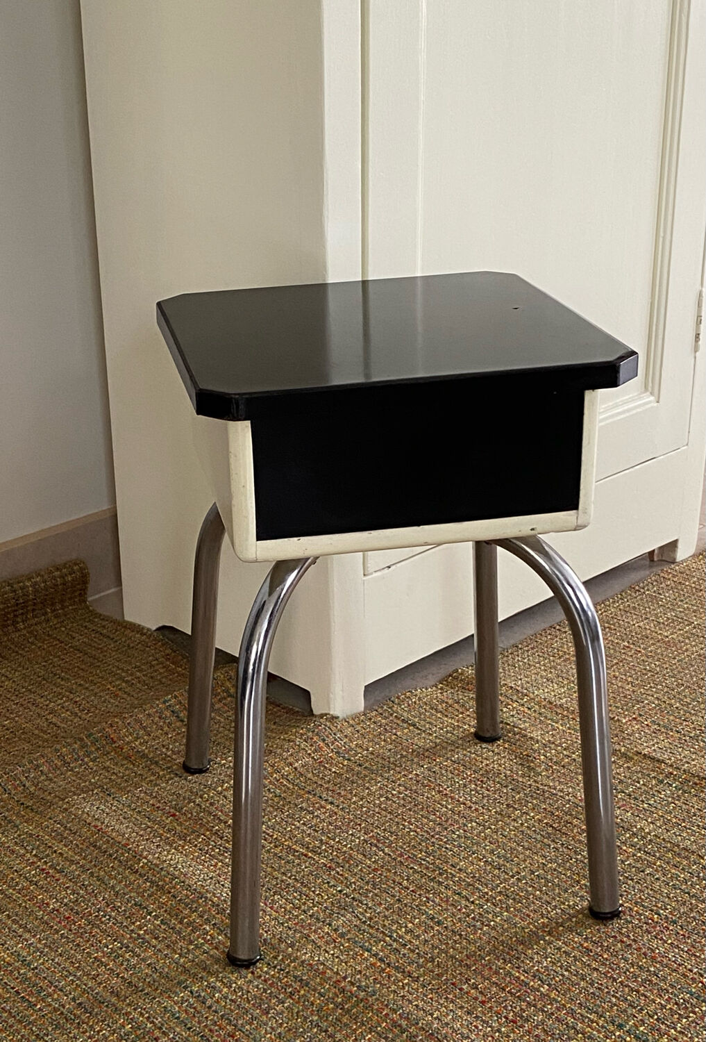 Vintage formica trunk stool