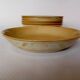 6 CNP Village stoneware skullcap plates