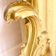 Large gold mirror in Louis XV style - 130 x 90 cm