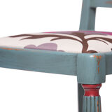 Chaise pieds godron