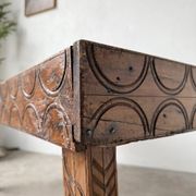 Savoyard folk art coffee table