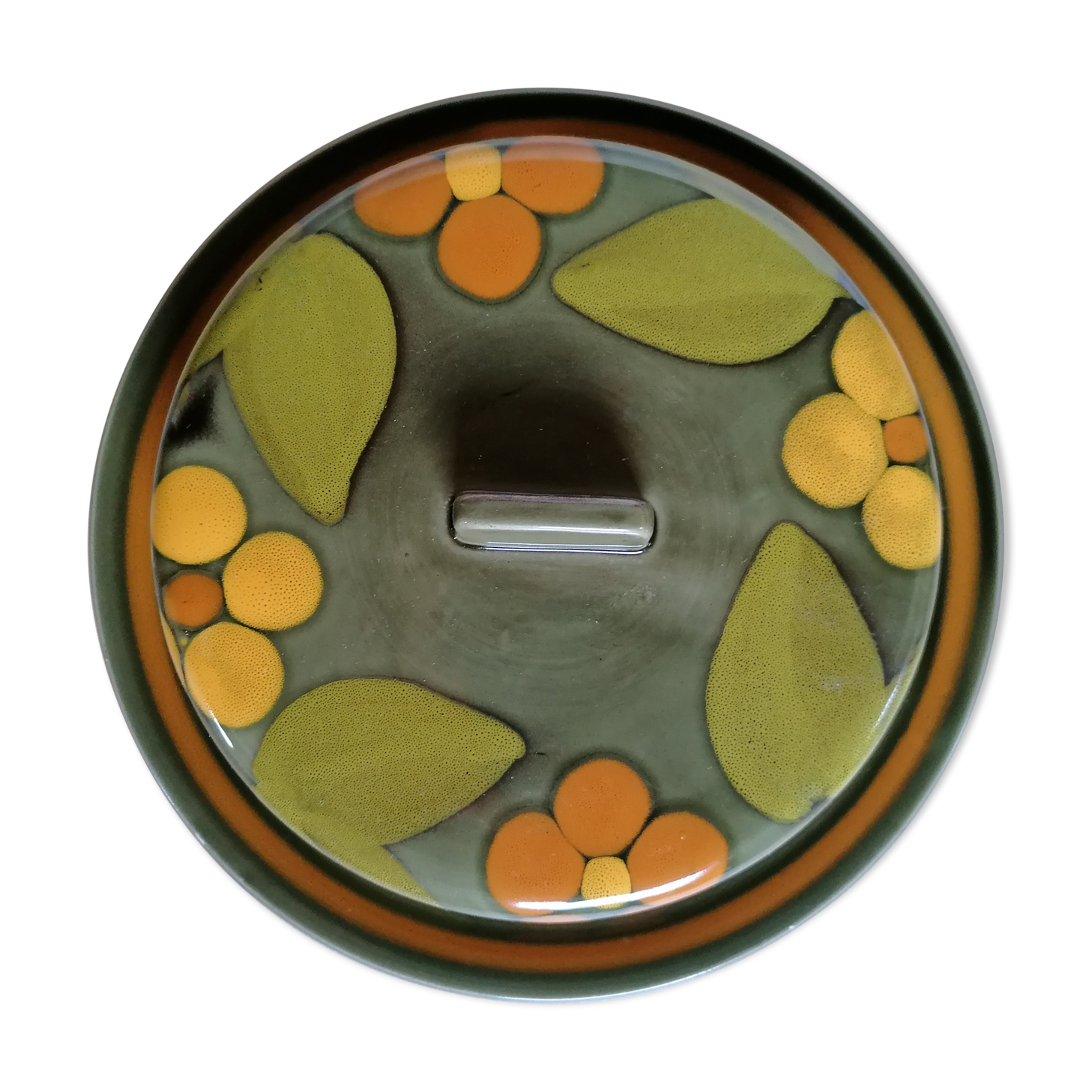 Pornic pottery cheese dish