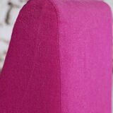 Pink wool armchair, 1970